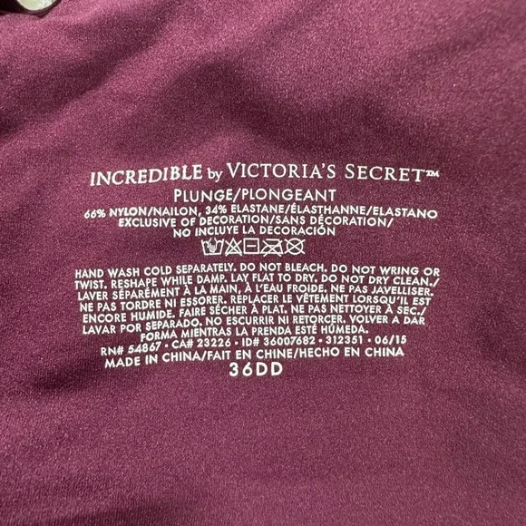 Victoria's Secret Plum Smooth T-Shirt Bra - Picture 7 of 9